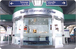 Centro información de BTS Sky Train en Bangkok